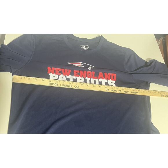 New‎ England Patriots Polyester Long Sleeve Shirt Size XL - Picture 5 of 7
